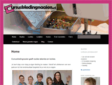 Tablet Screenshot of cursuskledingnaaien.nl